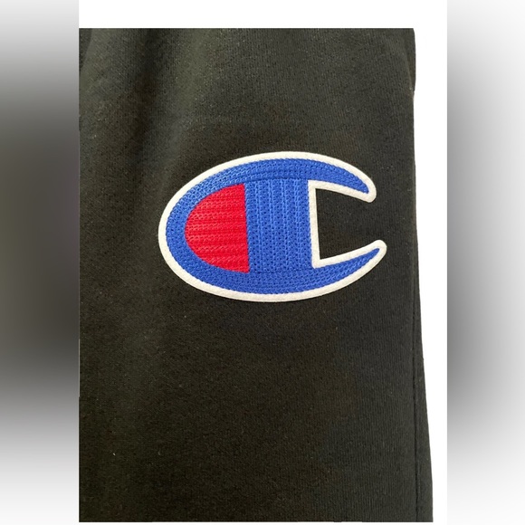 CHAMPION Unisex Reverse Weave Black Joggers/Sweatpants Size Small. NWT - Picture 2 of 4